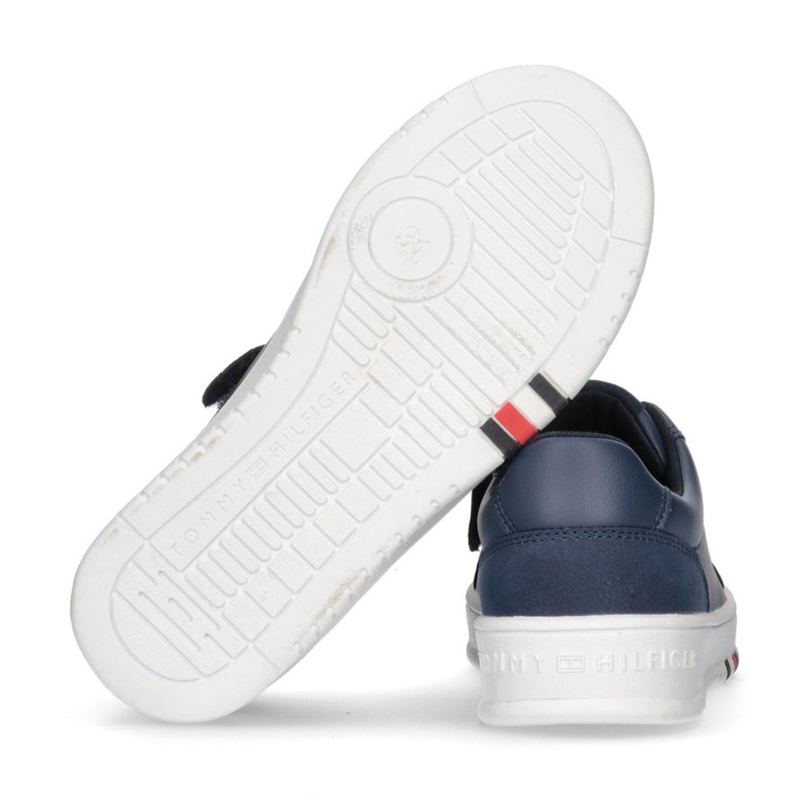 Sneaker bassa allacciata monogram da bambino Tommy Hilfiger | T3X9328571355800X